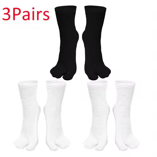 Fashion Japanese Style Tabi Toe Socks for Men Women Summer Fiber Two Finger Socks Kimono Flip Flop Sandal Split Tabi Toe Sock - Image 8
