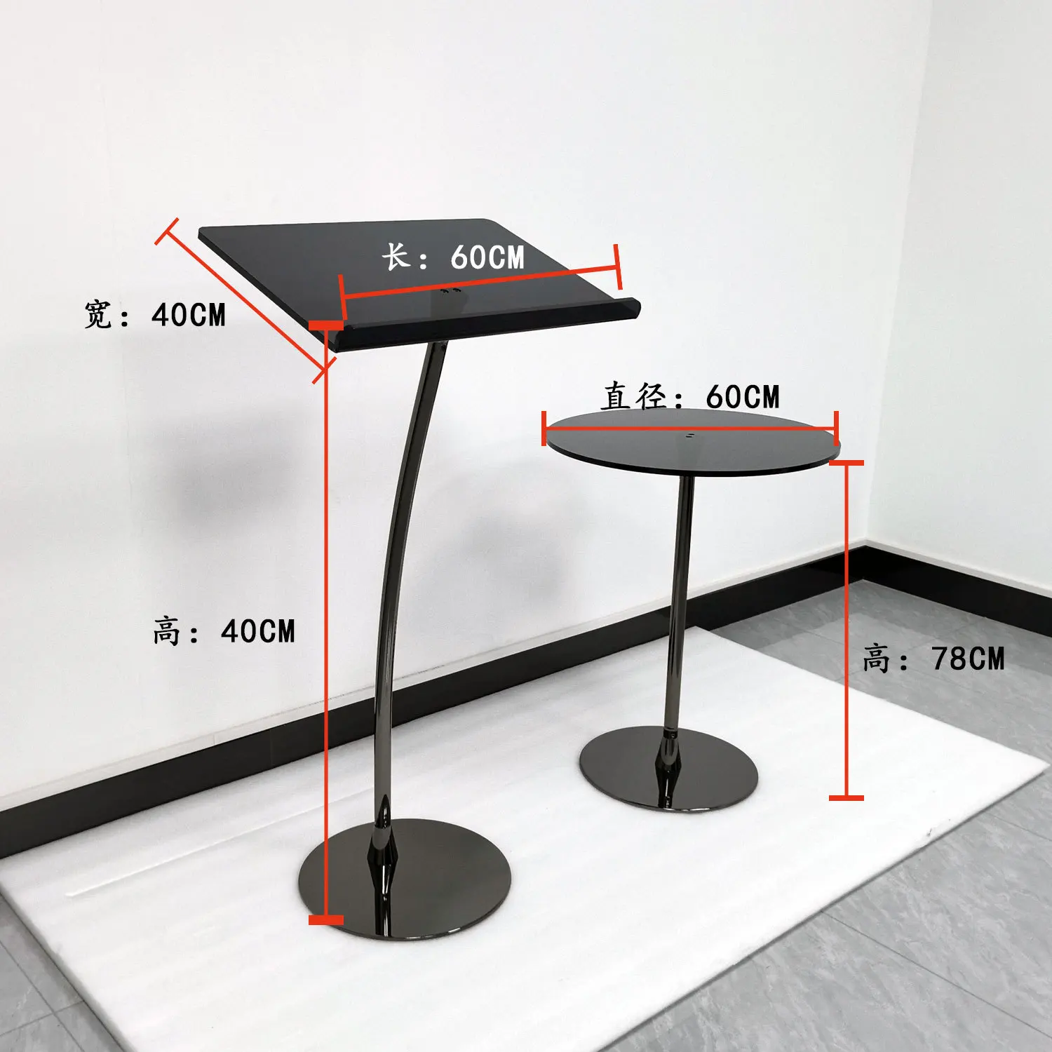 Office Acrylic Lecture Desk Event Celebration Exhibition Lecture Table