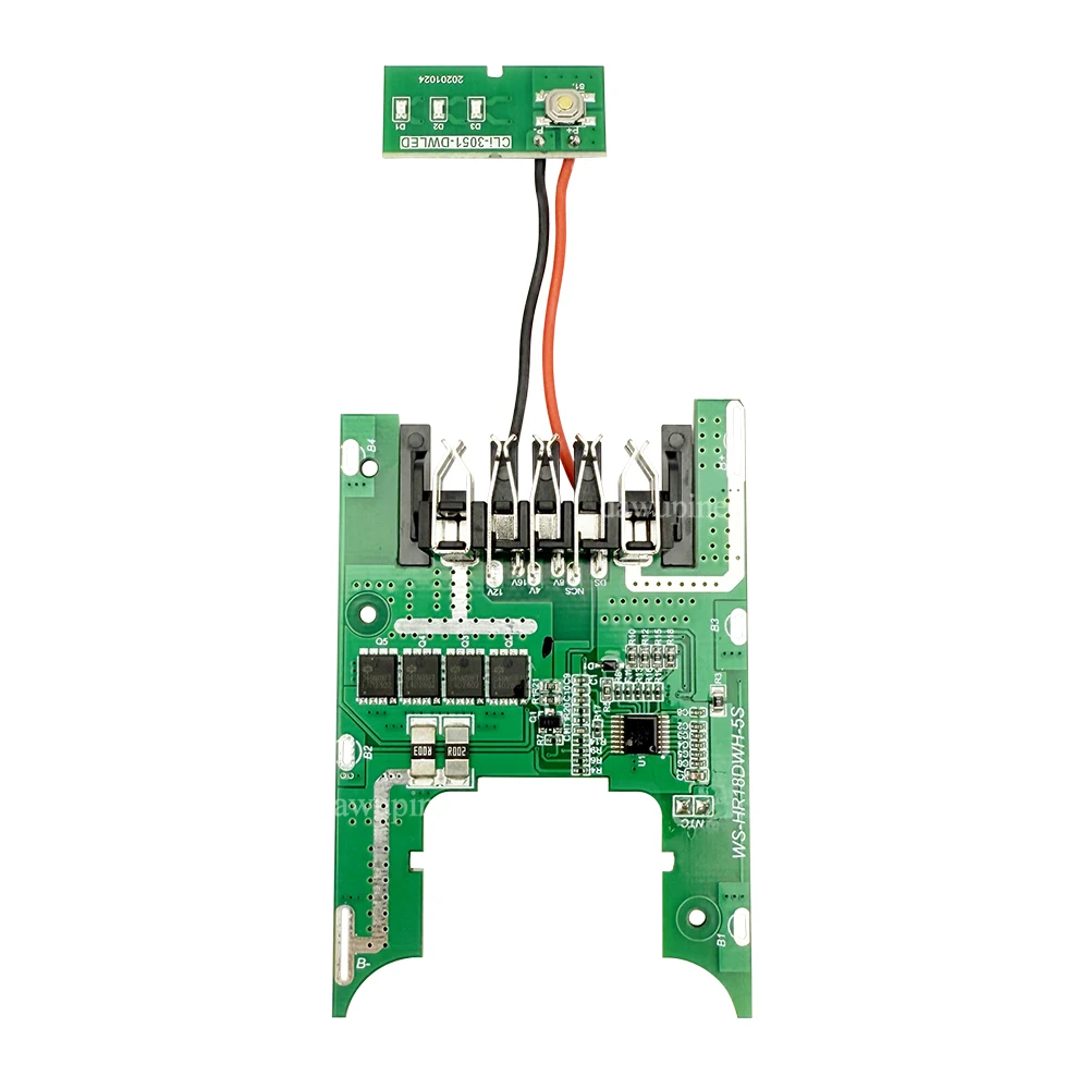 Płytka drukowana BMS LED do akumulatorów litowych DCB200, części do akumulatorów litowo-jonowych Dewalt 18V 20V, płytka obwodu zabezpieczającego ładowanie DCB180 DCB205 — zdjęcie produktu 7