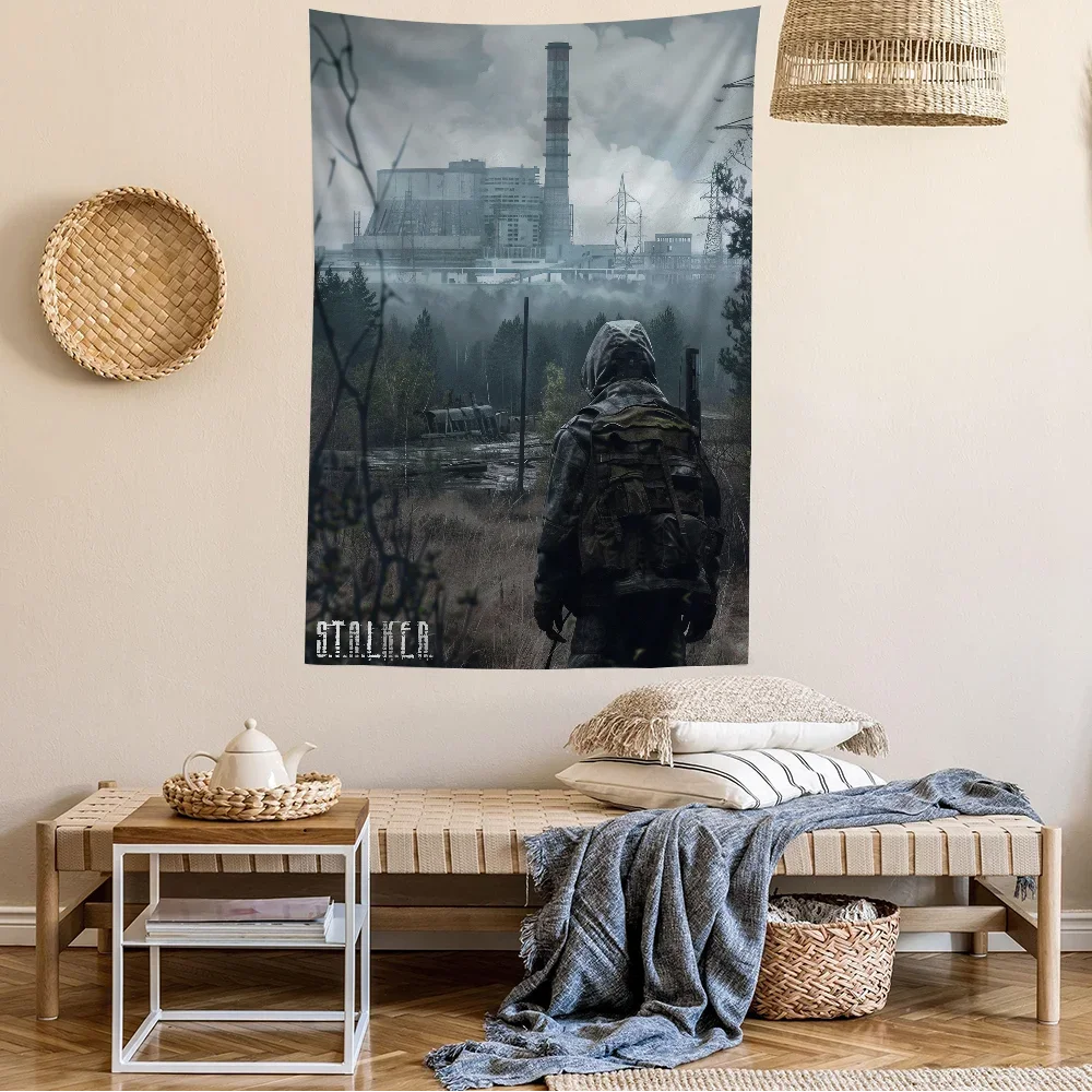 Stalker Game Hanging Bohemian Tapestry for Living Room Home Dorm Decor Japanese Tapestry