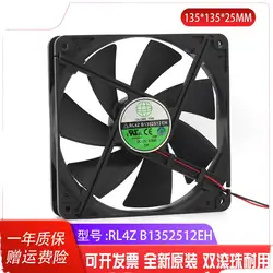GLOBE Fan RL4Z B1352512EH 12V 0.5A 13.5cm Power Supply Of PC Case Cooling Fan 135mm 135x135x25mm Cooler