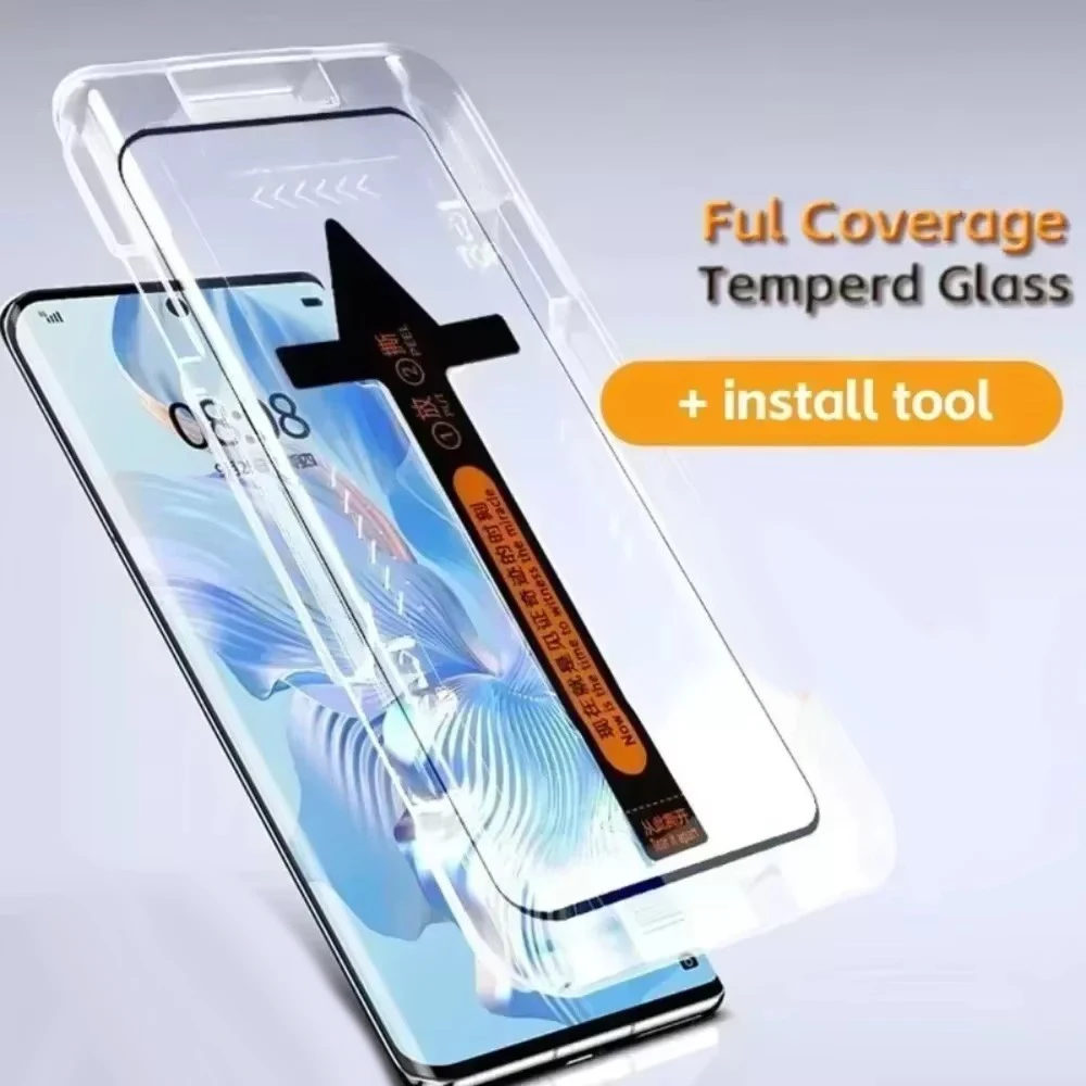 5 Stück für Honor Magic 6 Pro 7 RSR 5 Lite 4 Ultimate 3 Pro Plus Displayschutzfolie aus gehärtetem Glas mit automatischem Installationswerkzeug