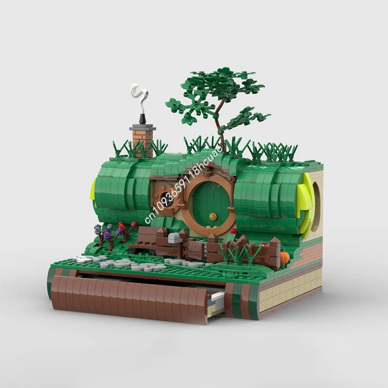 1484ピース MOC ロード・オブ・ザ・リング バッグエンド モジュール式モデル 組み立てブロック スタッキングブリック クリエイティブ キッズトイ ギフト DIY 教育玩具