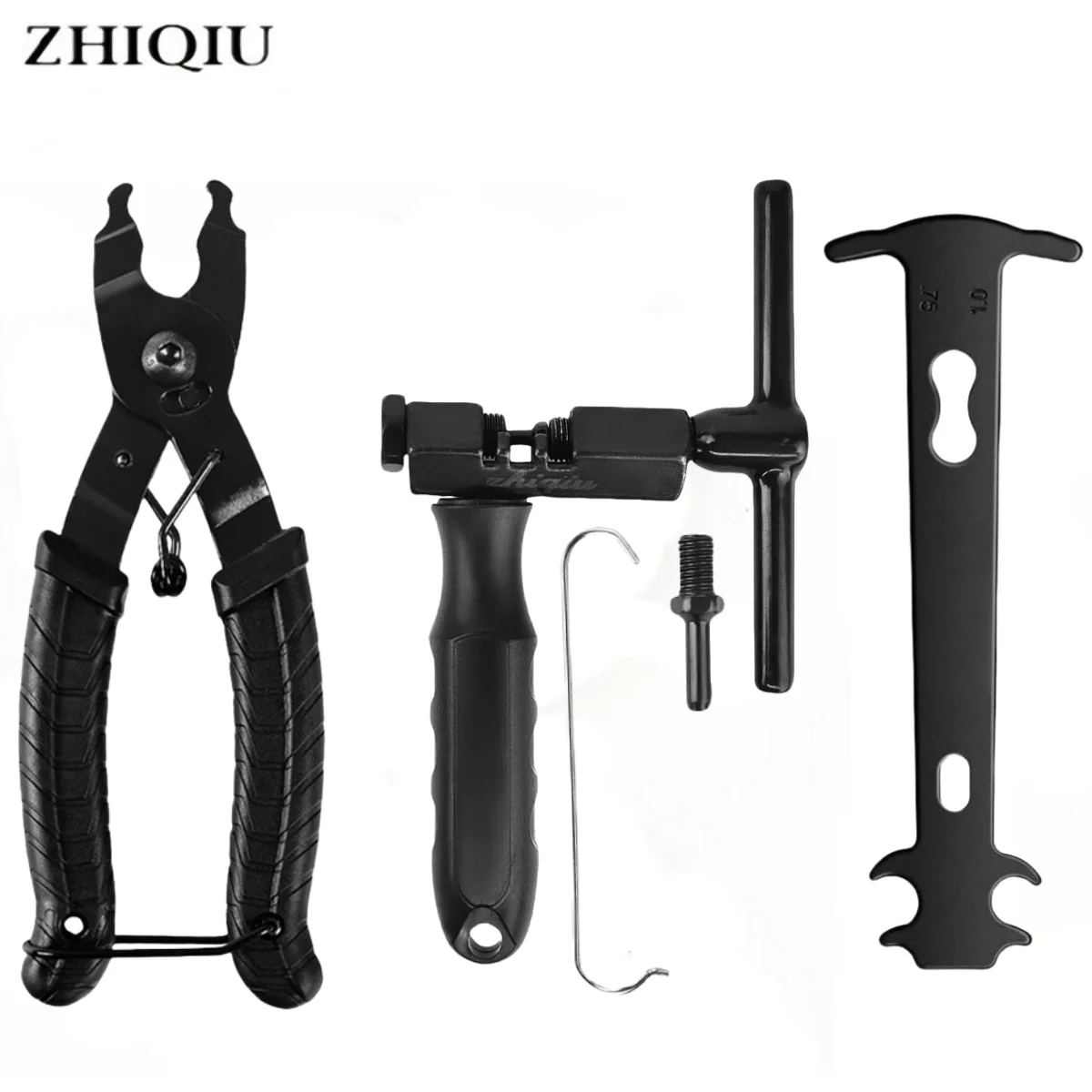 3PCS Bike Chain Repair Tools Set, Including Bike Chain BreakerTool,Bike Link Plier & Chain Checker,for 6/7/8/9/10/11S Chain