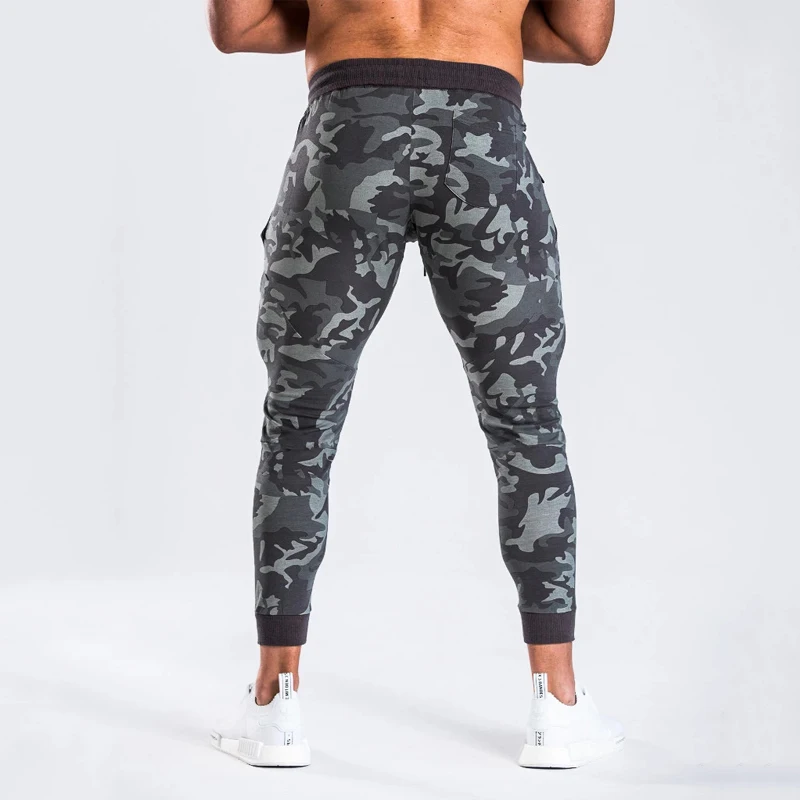 New Men Sweatpants Cotton Camouflage Sports Casual Pants Jogger Fitness Running Pants Gym Bodybuilding Stretch Trousers