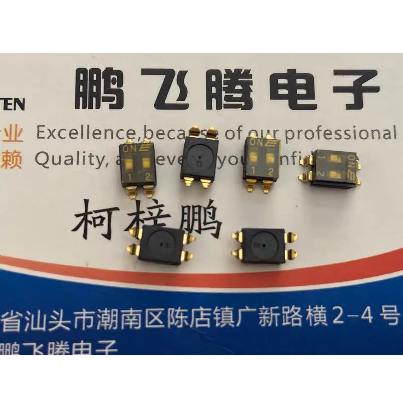 

2pcs/lots U.S.A. KAJ02TGGR Toggle Switch 2 Position SMT 2.54mm Piano Key Flat Dial Coding