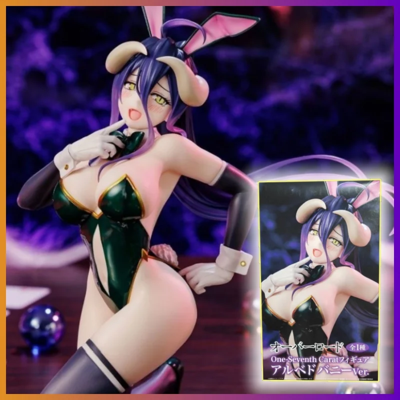 

In Stock Taito Overlord One Seventh Carat Overlord Albedo Bunny Ver. 1/7 H=190mm Anime Character Model Figure Toy ﻿