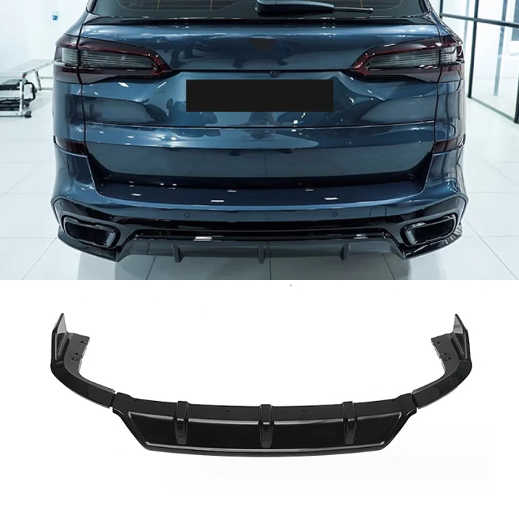 

Car Rear Bumper Diffuser Spoiler Lip Splitter Rear Bumper Lip Protector Guard For BMW X5 G05 M-Pack Pre-LCI 2019 2020 2021 2022