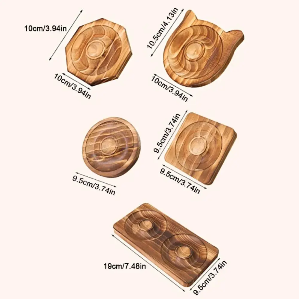 Wooden Handstring Bracelet Display Stand Cartoon Shaped DIY Board Wood Beads Bracelet Holder Jewelry Display Tray Home