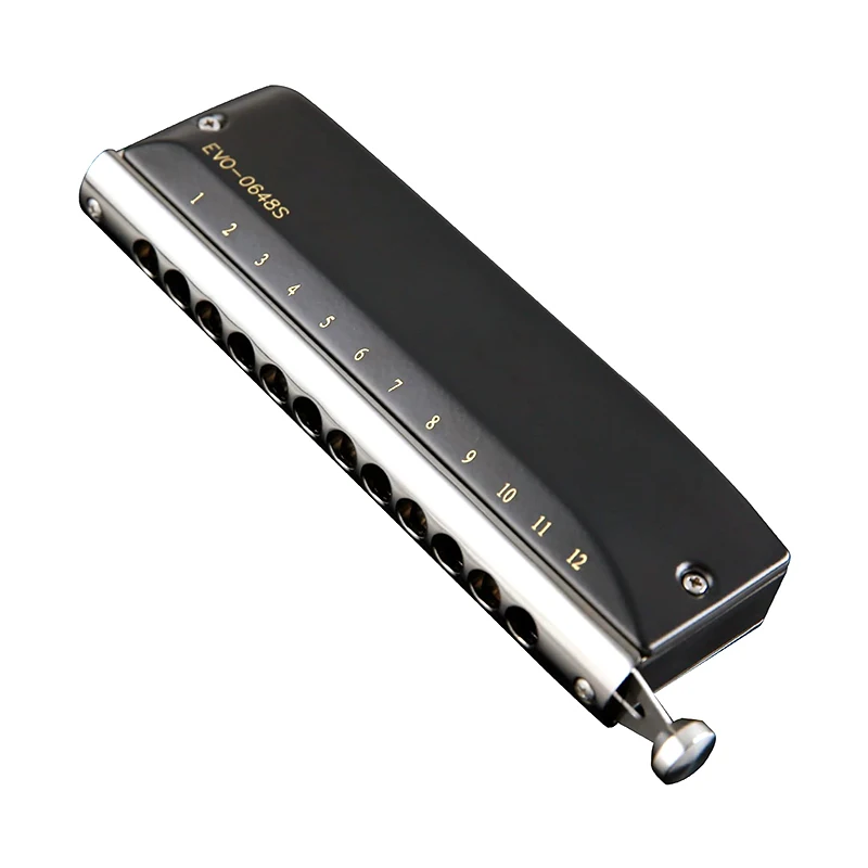 

JDR EVO-0648S Chromatic Harmonica C Key 12-Hole 48 Tones Armonica Chromatic Mouth Organ Harp Professional Musical Instruments