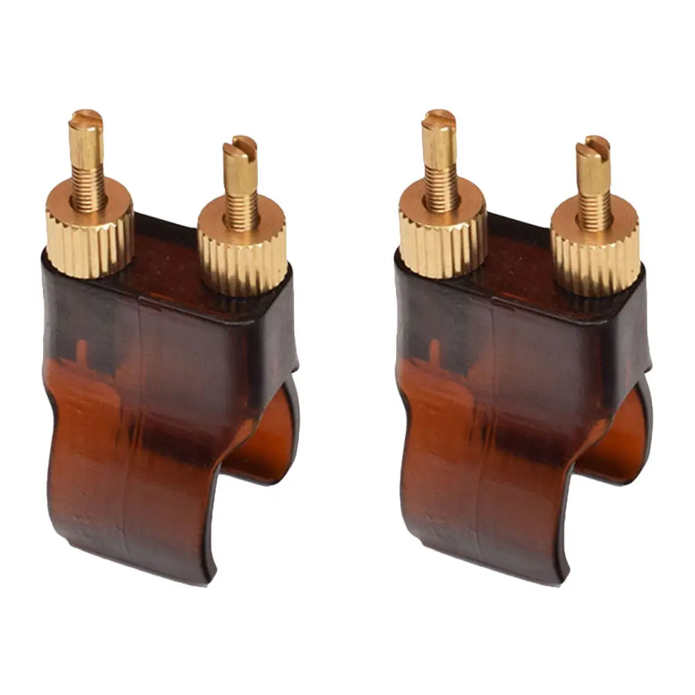 2Pcs Reliable Erhu String Adjuster Fine Tuners Tuning Sensitive Response Erhu Huqin Components String Fine Tuner