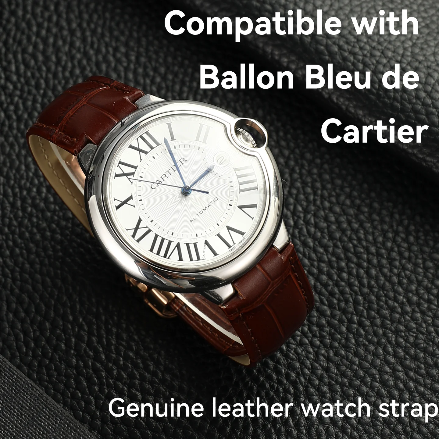 Echt lederen horlogeband voor - Cartier Watch Ballon Bleu recensie en prijs