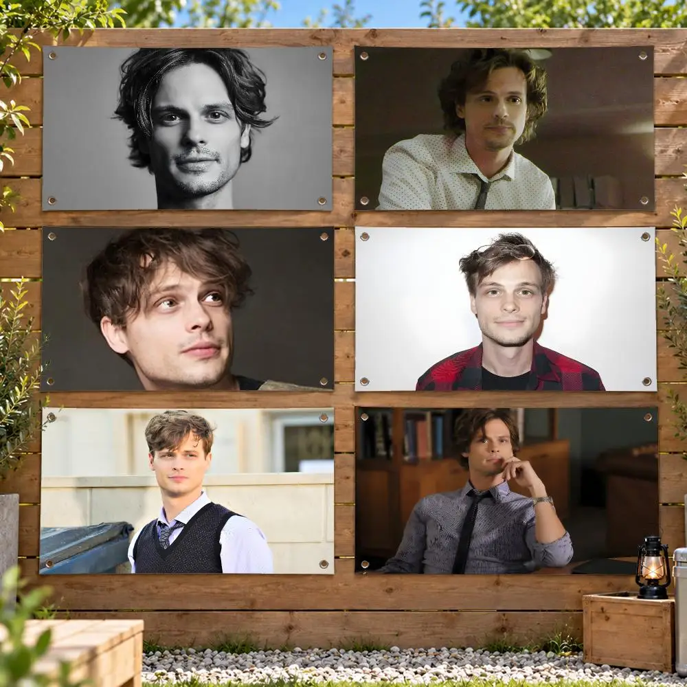 M-Matthew Gray Gubler Actor Flags Soft Skin-friendly Durable Tapestry Outdoor Party Home Living Room Bedroom Decoration