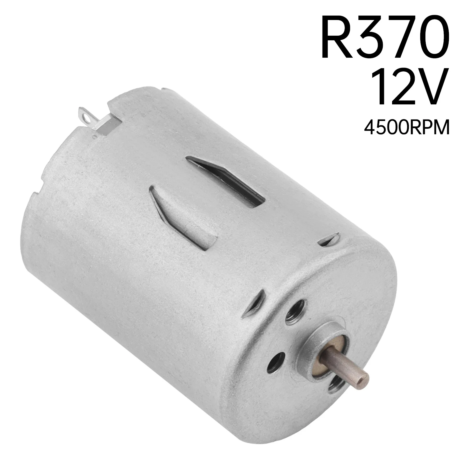 R370 DC Motor 12V 4500RPM Micro Motor Accessories for Fan / Massager / DIY Project,Mini Fans, Electric Toothbrushes