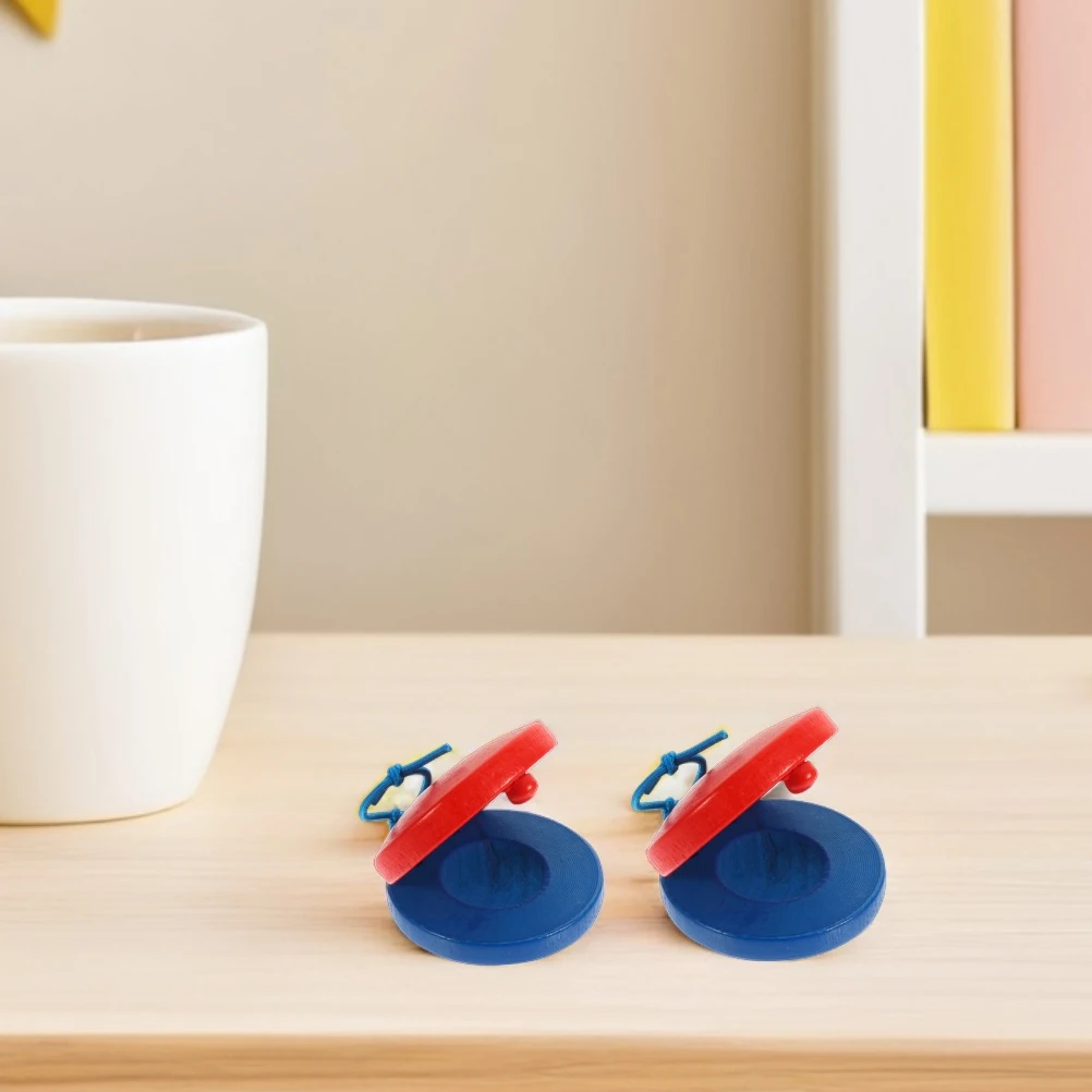 

10Pcs Children Castanets Wood Hand Clappers for Kids Baby Musical Instrument Toddlers Educational Percussion Instruments