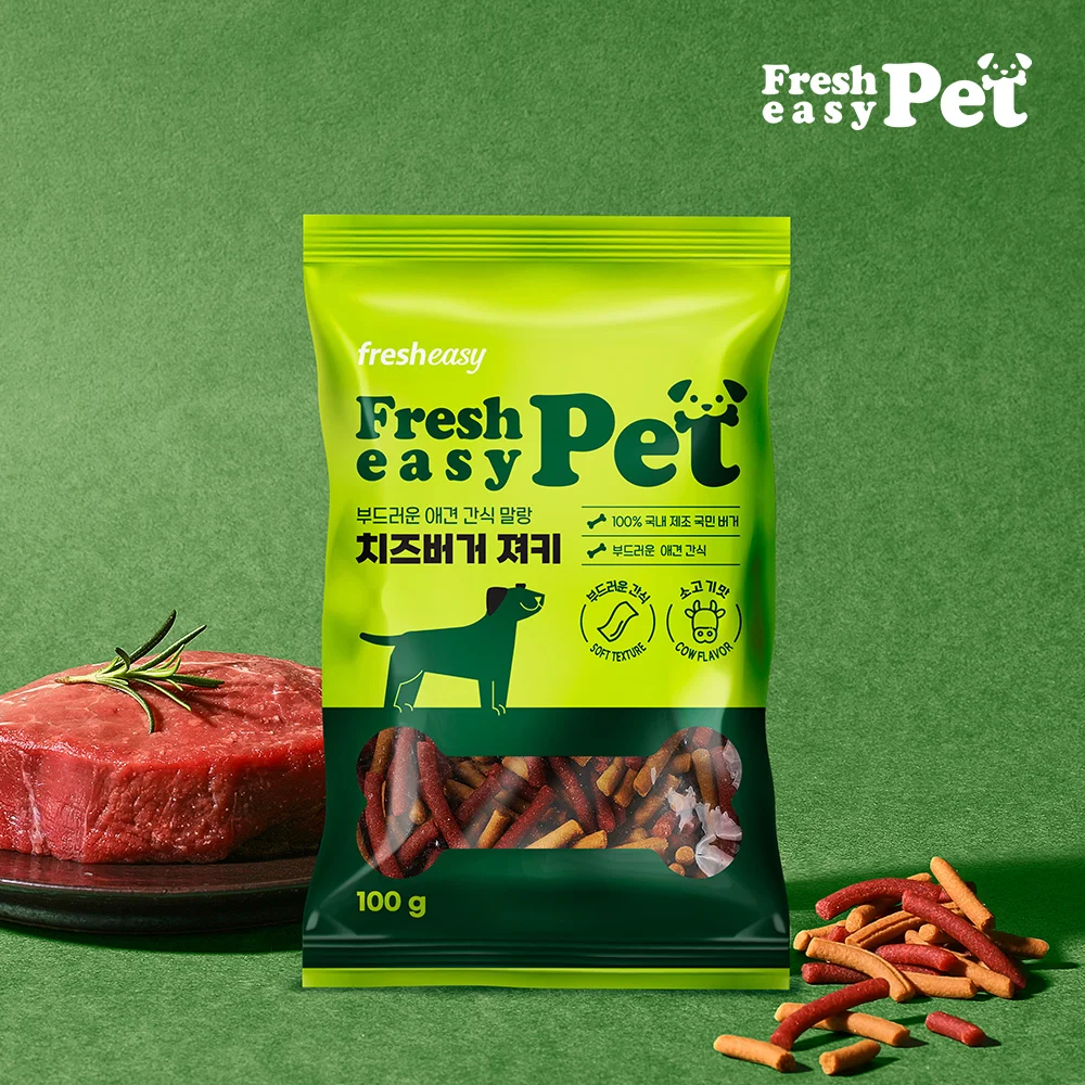 프레시지펫 치즈버거 [Freisipet] 6 packs of 100g of soft cheese burger