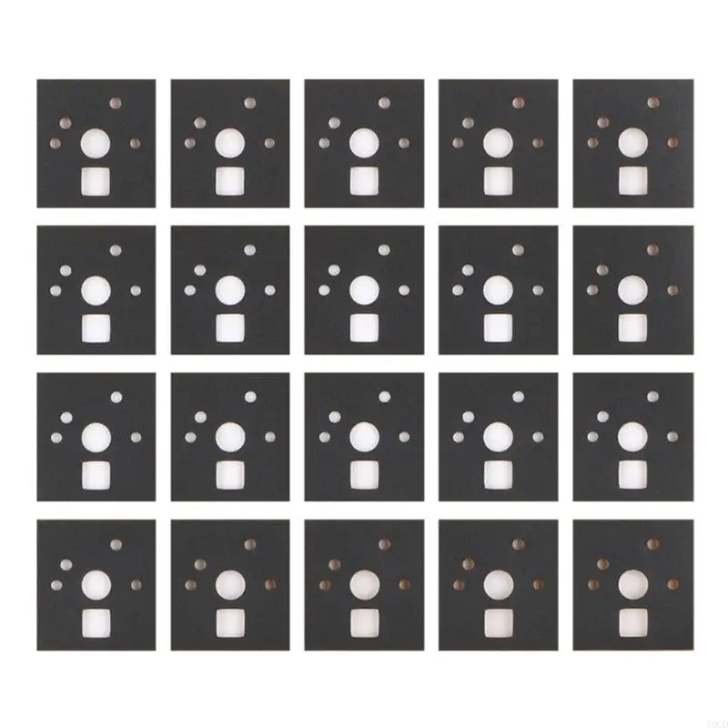 10CD Mechanical Keyboard Shaft Underpad Single PORON EVA PE Material Shaft Pad