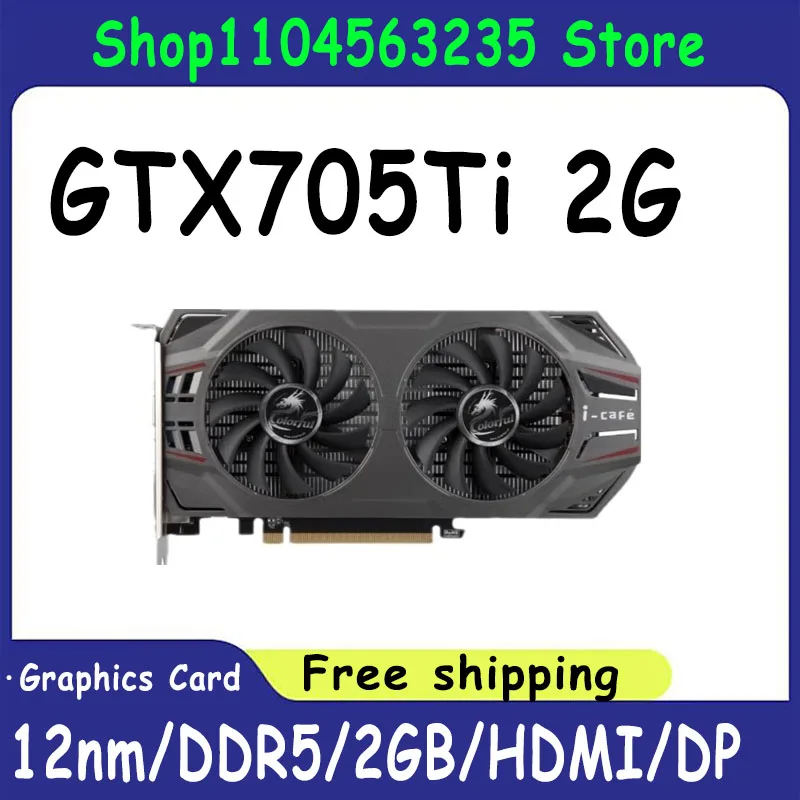 New GTX750TI 2GB Desktop Computer Discrete Graphics Card PUBG Graphics