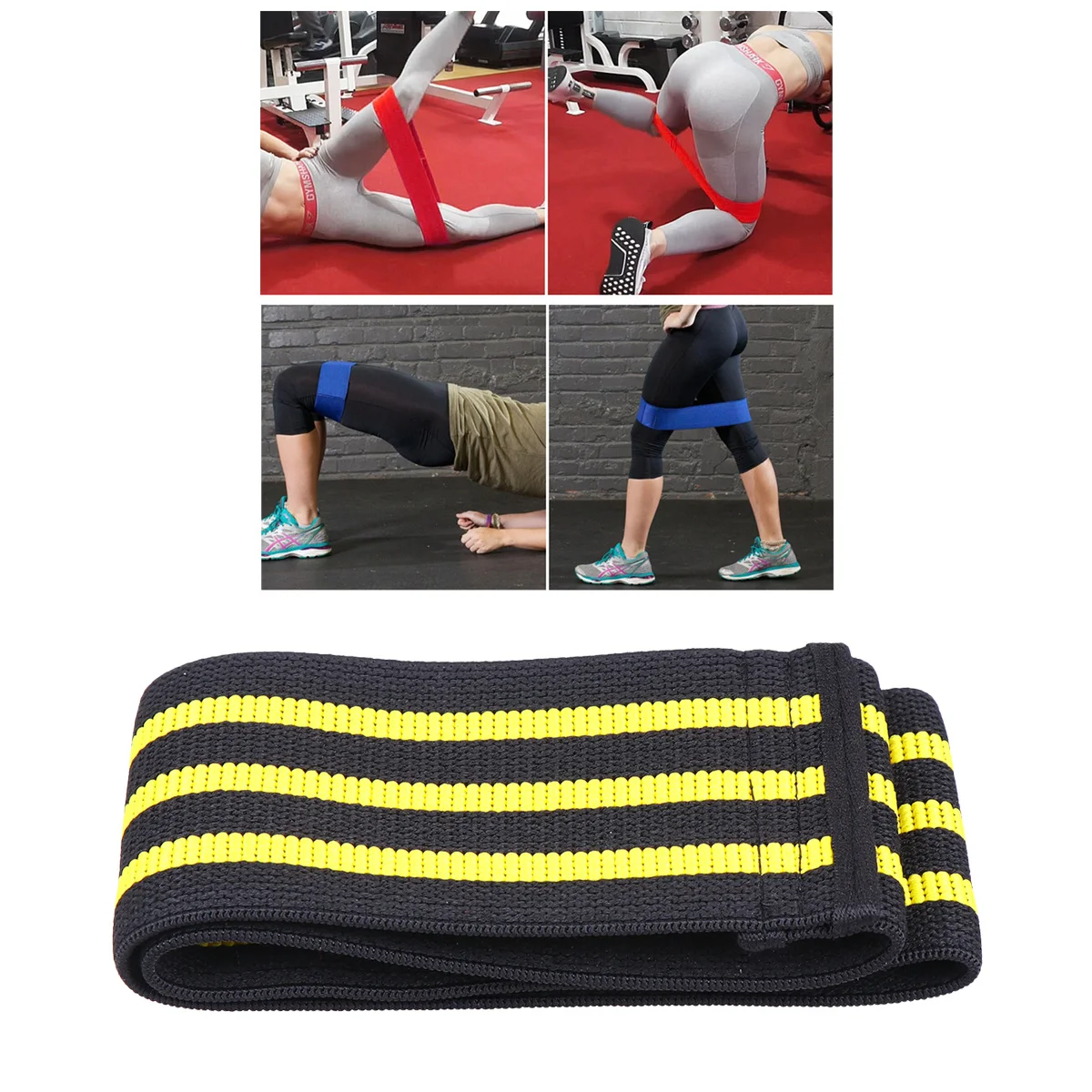 

Yoga Resistance Bands Lightweight Portable Hip Training Loop For Glutes Legs Fitness Band Size L Resistance Bands Elastic Band
