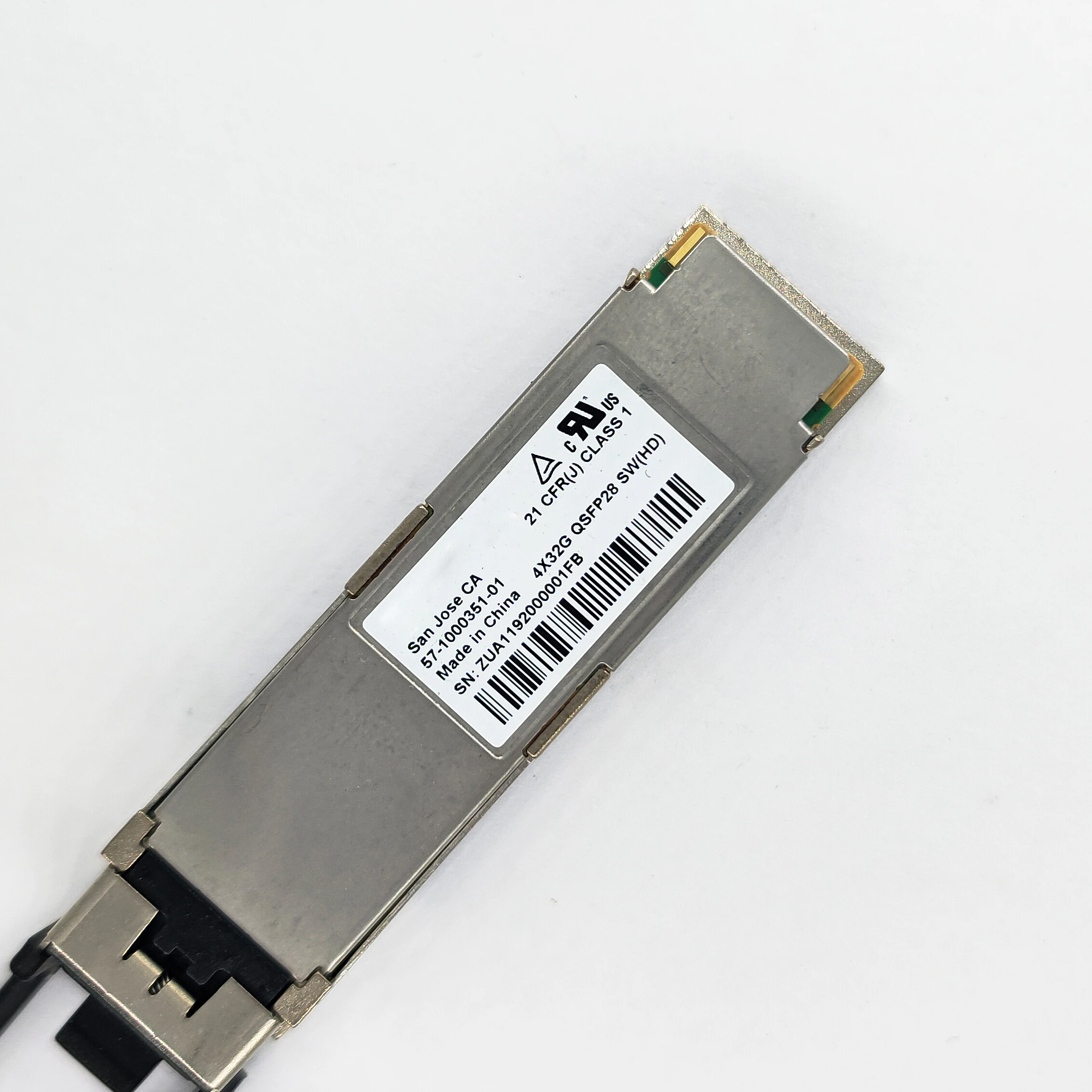 Genuine For BROCADE 57-1000351-01 Brocade 128GBase-SW MMF 850nm 100m QSFP28 Transceiver Optical Module