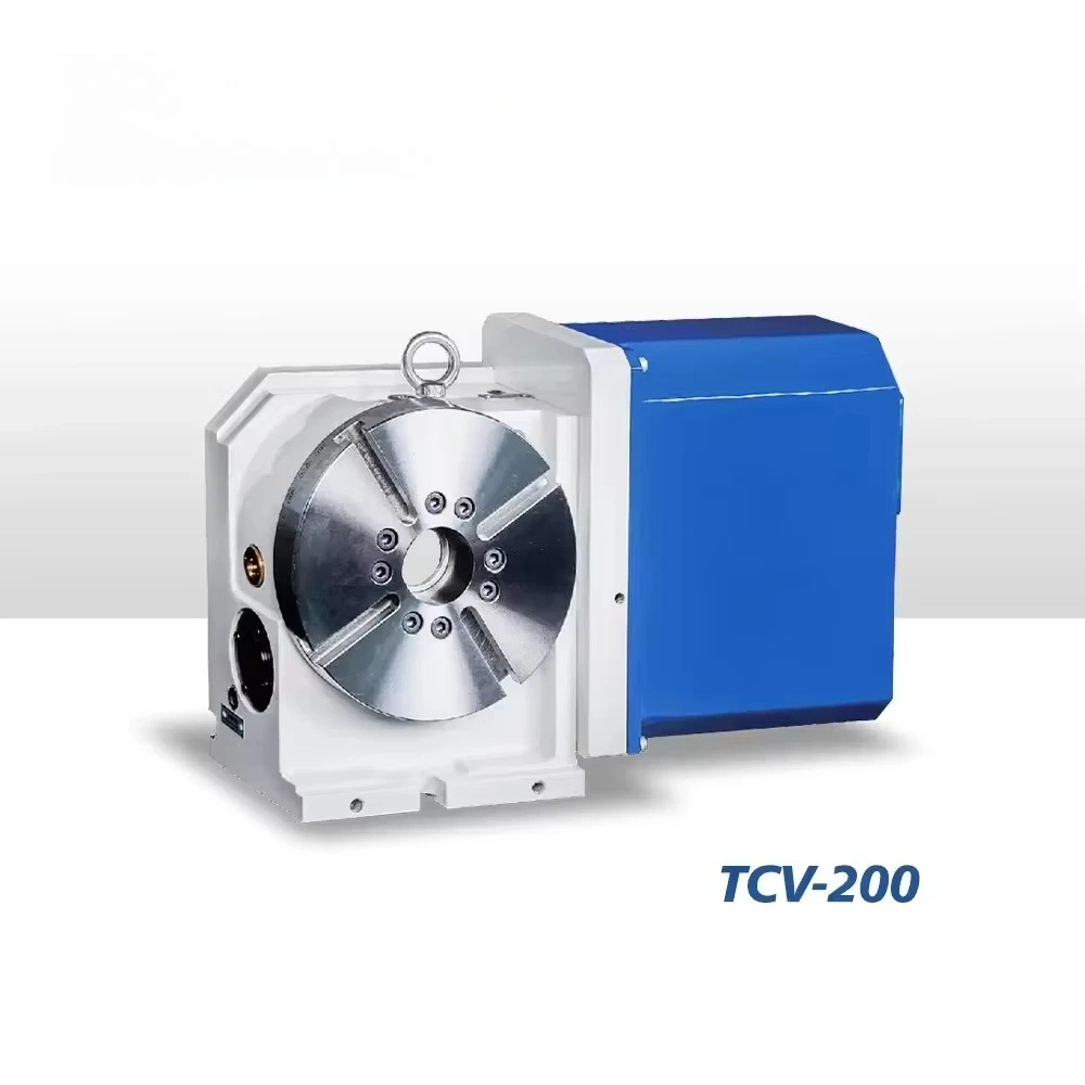 BORUI TCV255 CNC Rotary 4th Axis - Precision Dividing Head for DIY CNC Machines with 3-Jaw Chuck & Tailstock