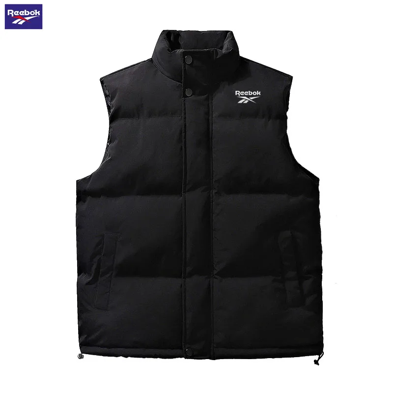 Reebok thick and warm windproof simple and elegant casual wear jacket - a stylish and warm fleece vest for outdoor enthusiasts t