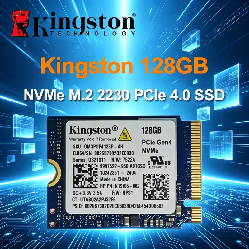 キングストン-ssd-128gb-m2-2230-nvme-pcie-40-内蔵ソリッドステートドライブ