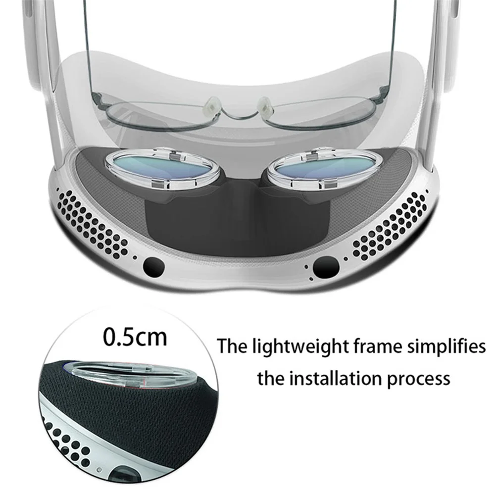 إطارات قصر النظر المغناطيسية للعدسات الاحترافية ، مقاومة للضوء الأزرق ، إطار واقي ، إكسسوارات نظارات VR