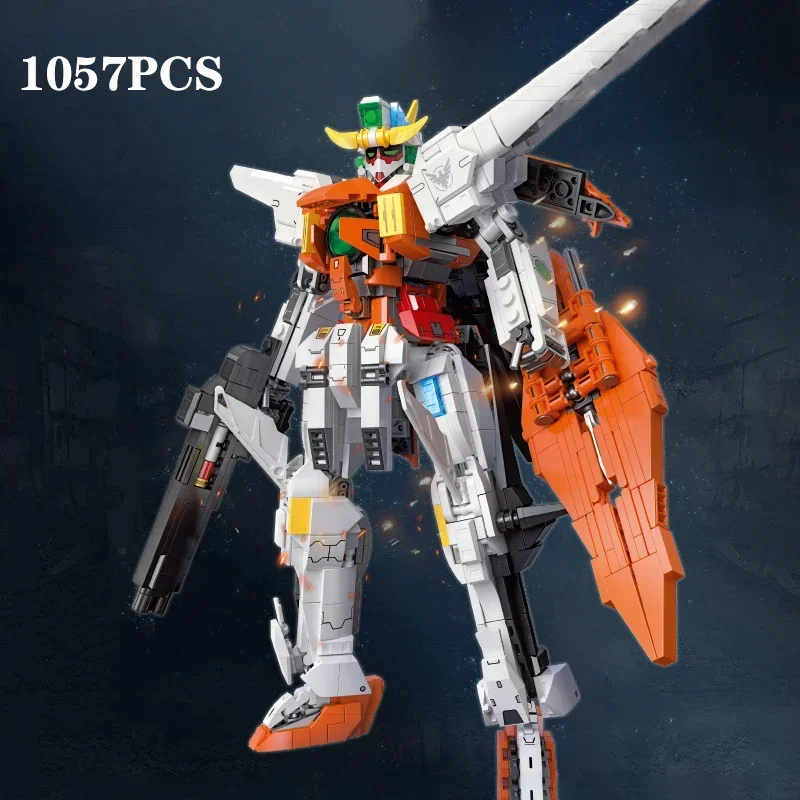 

1057PCS Kyrios Robot Model Building Block Japanese Classic Anime Robot Bricks Toys Collection Display Children's Christmas Gifts