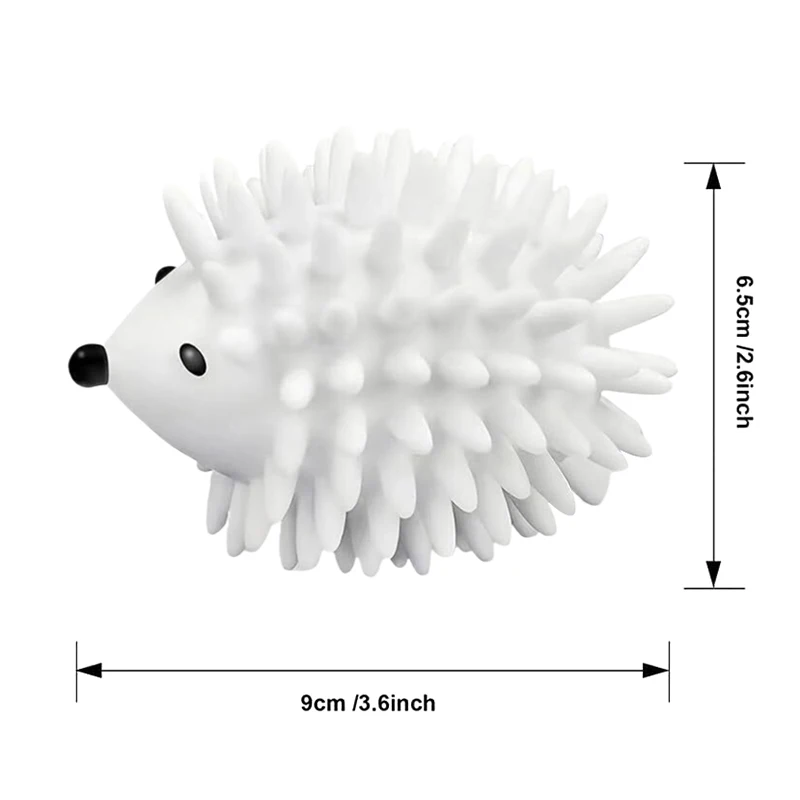 كرات غسيل القنفذ من السيليكون، كرات غسيل مضادة للتشابك وإزالة البقع للغسالات المنزلية والمدرسية #6