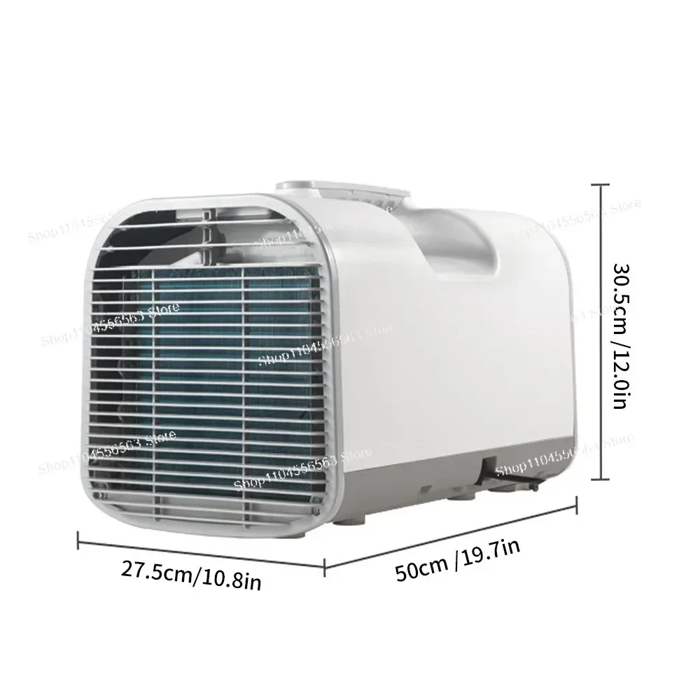 Portable Smart AC for Camping Tents, APP & Voice Control 1400W, 12V/24V/220V Multi-Voltage, 13KG 5-10m² for RV & Temporary Use