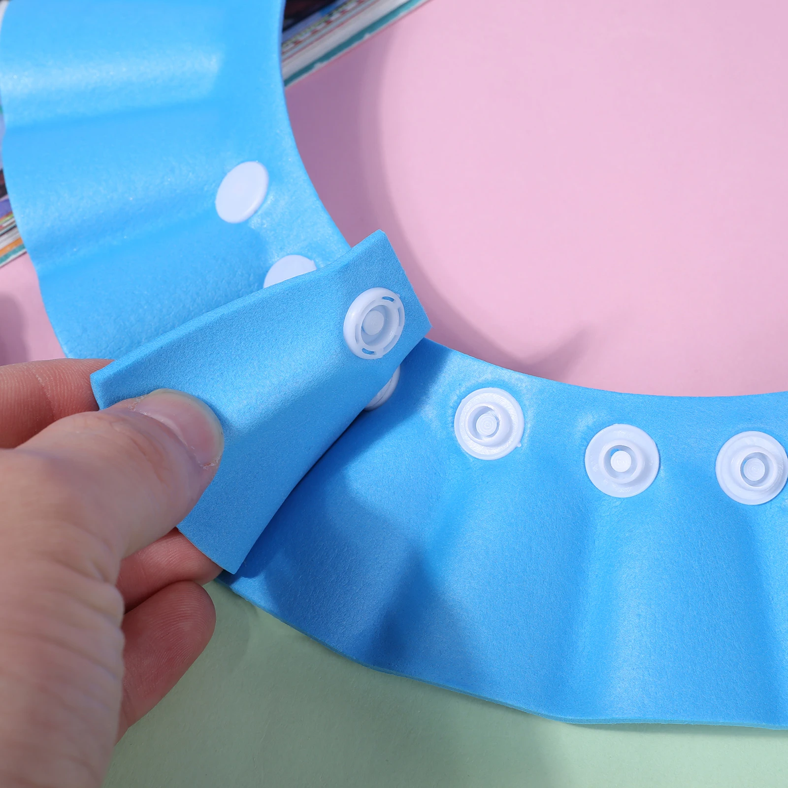 Bonnet de bain réglable pour bébé, visière de douche, protège les yeux et les oreilles, pour fille et garçon, chapeau imperméable pour shampoing, nouveauté 2024