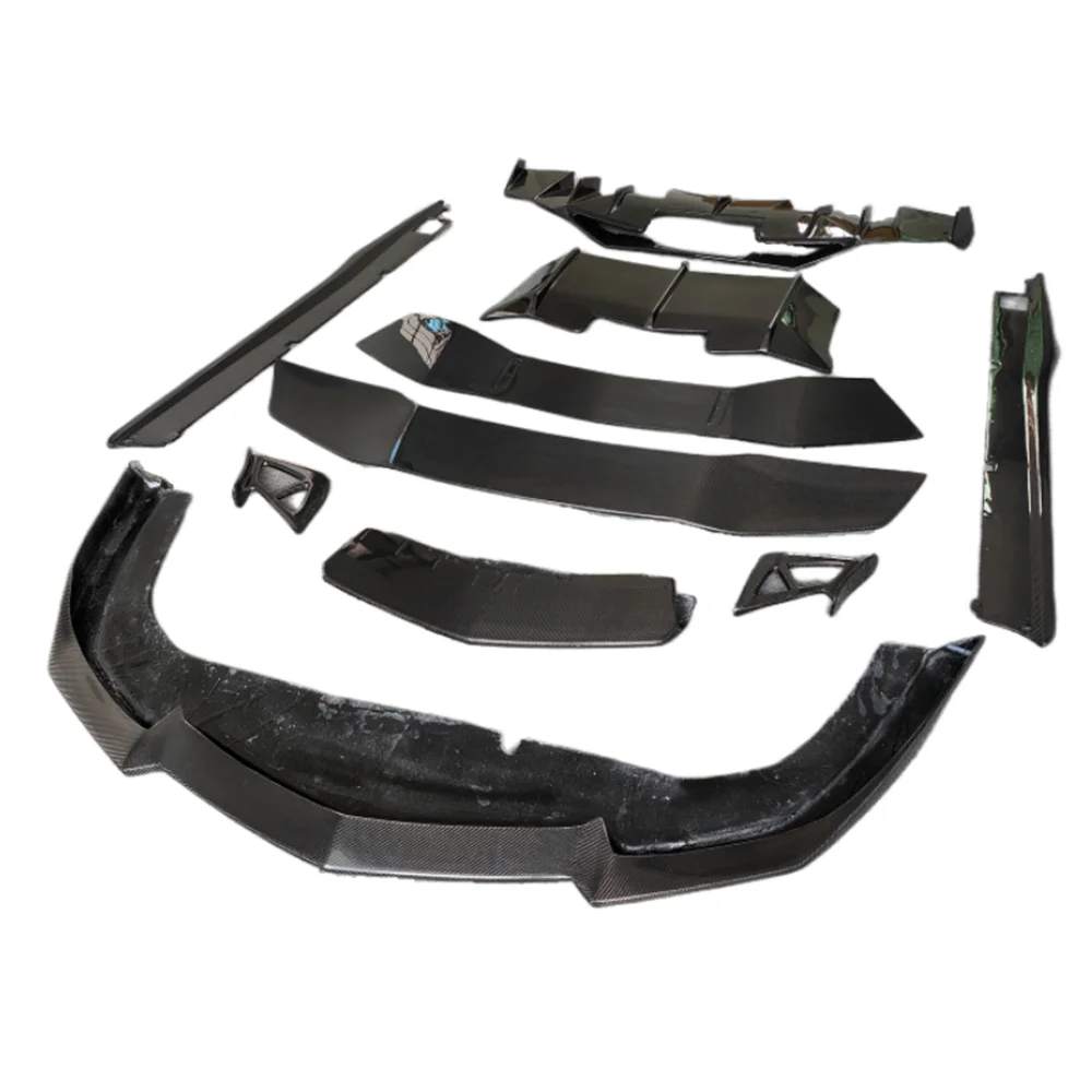 

DC Style Carbon Fiber Front Lip Rear Diffuser Spoiler Side Skirt Body Kit for Lamborghini Aventador LP700 LP720 LP750