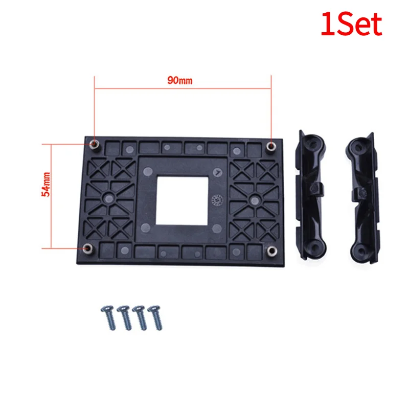 1Set AM4 CPU Cooler Fan Bracket Heatsink Bracket Universal Backplane Mount.