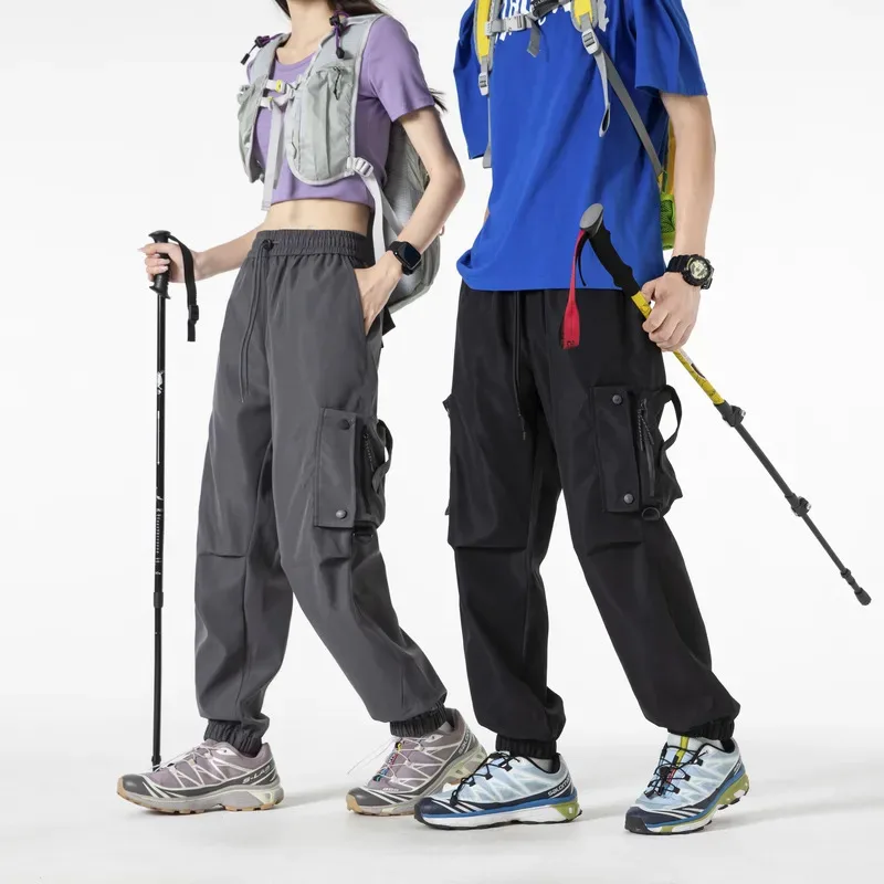 

New retro casual sportswear skinny pants from Spring and autumn outdoor motorcycle and mountaineering pants