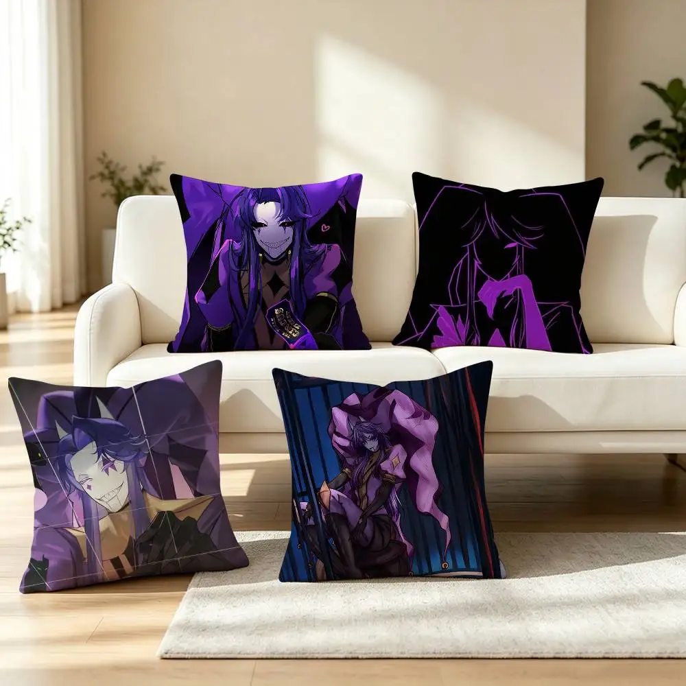 G-Game T-The Freak Circus Jester  Square Double-Sided printed Pillow Case Bedroom Bedside Pillow Sofa Cushion Cover