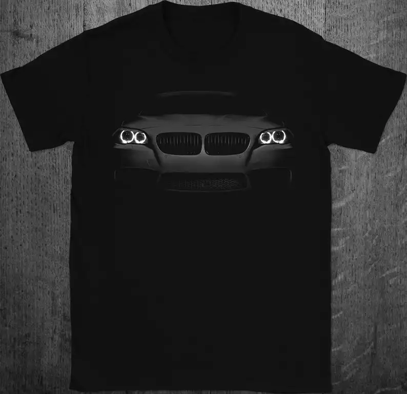 Beemer M5 F10 camiseta negra Bimmer 5er Angel Eyes camiseta de algodón regalo