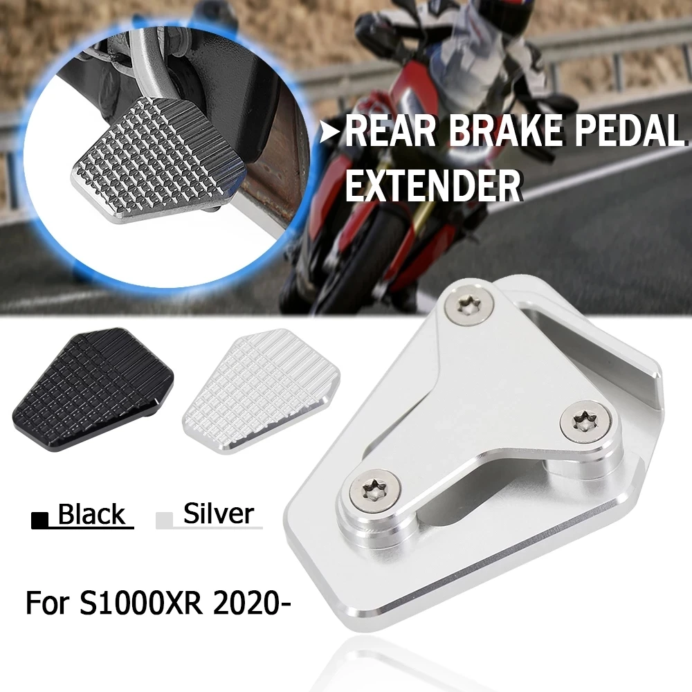 

NEW 2020 2021 Motorcycle Rear Brake Pedal Extension Step Tip Plate Enlarge Peg Pad Extender For BMW S1000XR S 1000 XR s1000xr