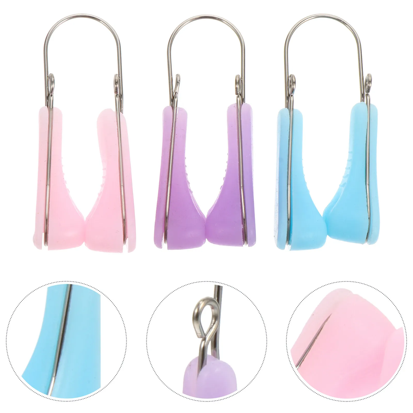 3 Pcs Beauty Clips Nose Increased Tools Holder Corrector Device Lifting Up Bridge Straighteners Job