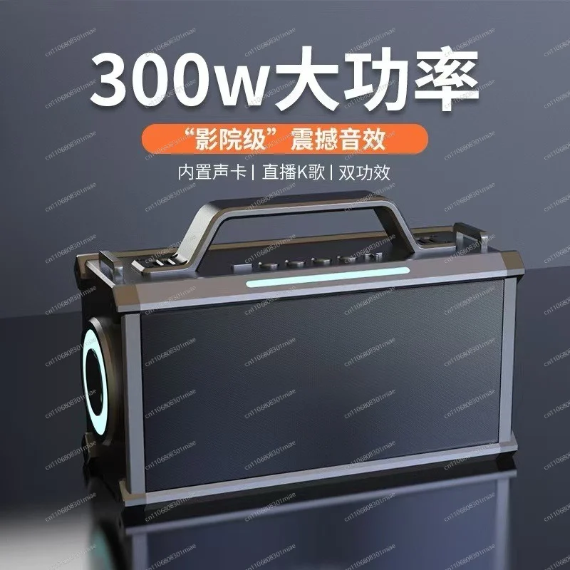 Outdoor Bluetooth Karaoke All-in-One Speaker High Volume Portable Handheld Subwoofer for Square Dance