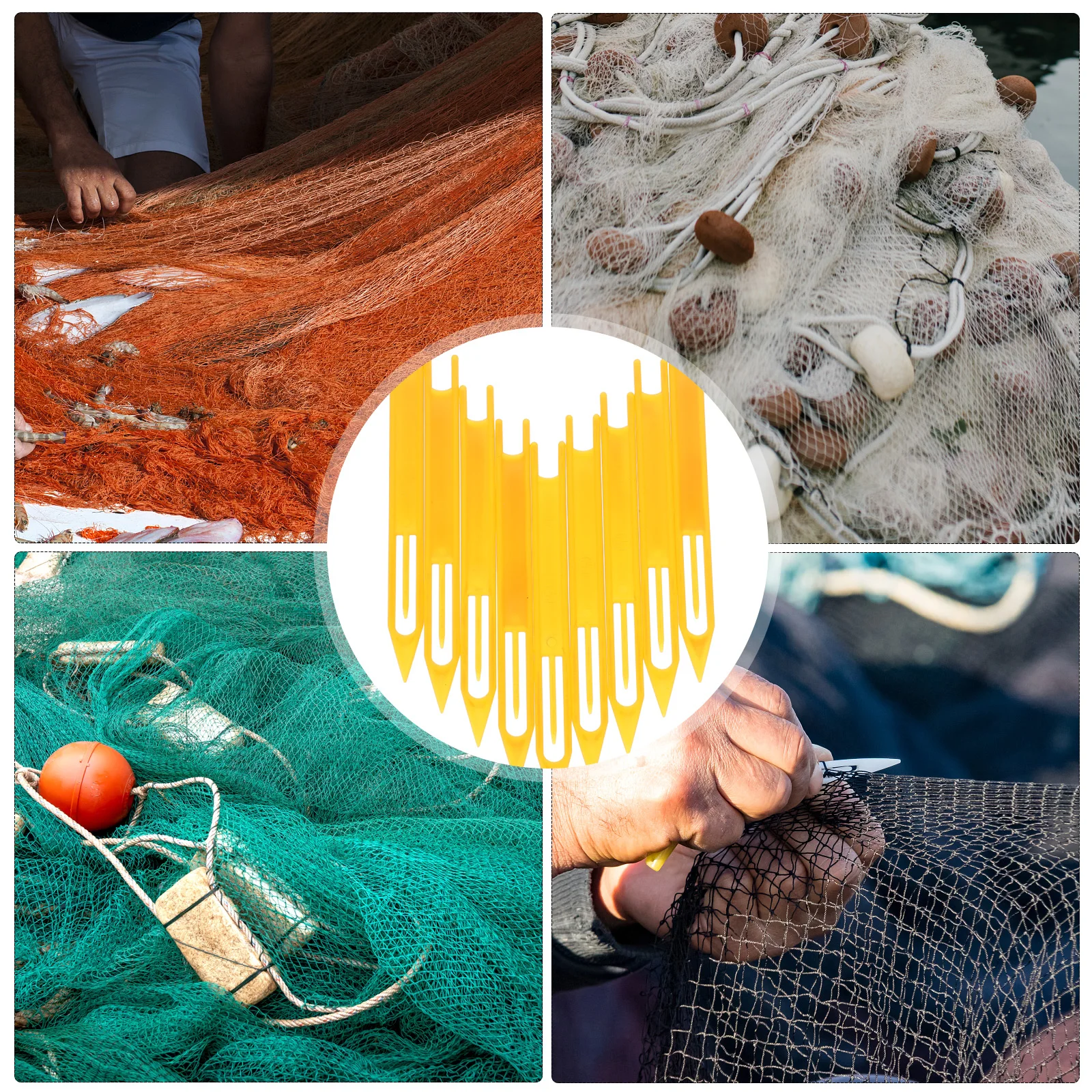 

30 Pcs Knitting Shuttles Durable Fishing Nets Repair Tools Sewing Sewing Accessories Accessories Creative Needle Kit