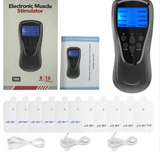 EMS Multifunctional Body Massage Micro Current Meridian Therapy Instrument Electrotherapy Massager Portable Health Care