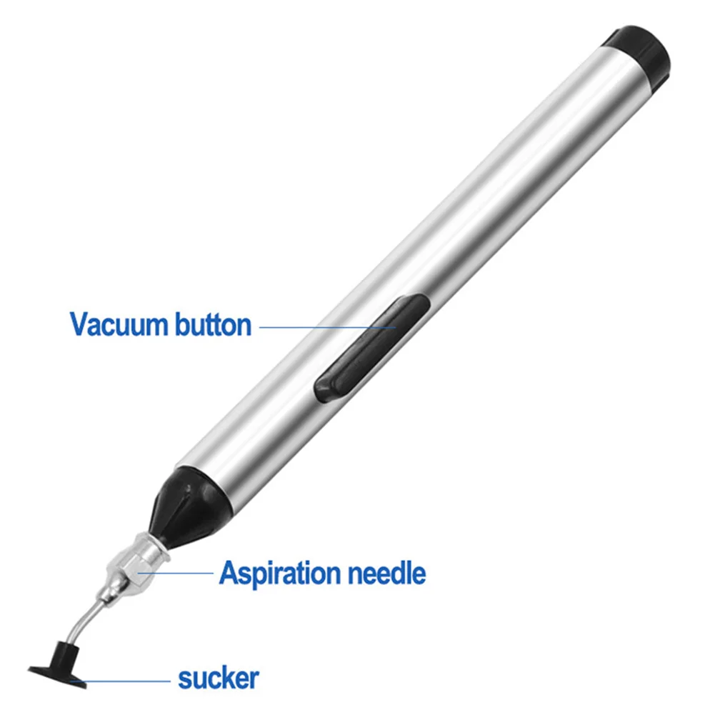 For SMD Vacuum Pickup For Pen for Precision PCB Assembly with Soft ESD-Safe Silicone Tips to Protect Sensitive Components