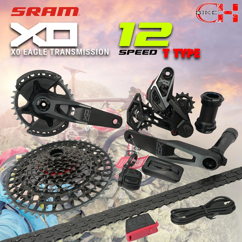 SRAM X0 EAGLE AXS 12-скоростной MTB велосипед с широким DUB групповая передача беспроводной электрический контроллер T-типа аксессуары для велосипеда