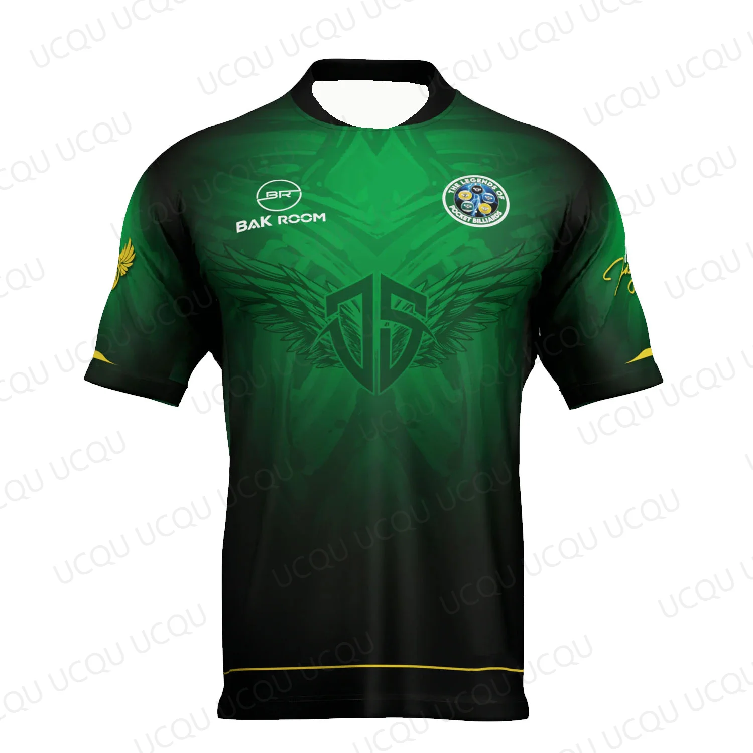 Jayson Shaw Eagle Eye Spark Jersey Gold Billiards Pool Clothing Men 9 Ball Shirt Team Europe Sportswear Quick Dry Top Tee