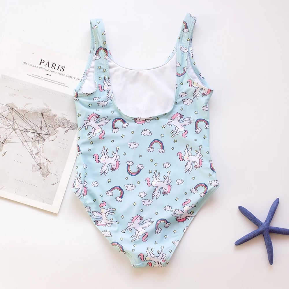 2024 Girls Ruffle Bikini Swimsuit Gradient Leopard Floral Animal Kids Swimwear Children Bikini Rainbo 283 Girls Bathing Suit