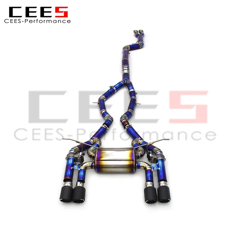 

CEES Valvetronic Exhaust Muffler For BMW M3/M4 F80/F82 3.0T 2015-2019 Titanium Catback Exhaust System Racing Exhaust Pipes