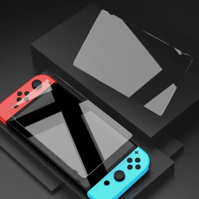 HD Tempered Glass for Switch Screen Protector Compatible Switch Clear Transparent 9H Protective Film