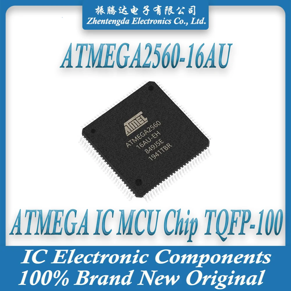 ATMEGA2560-16AU ATMEGA2560-16 ATMEGA2560 ATMEGA IC MCU Chip TQFP-100