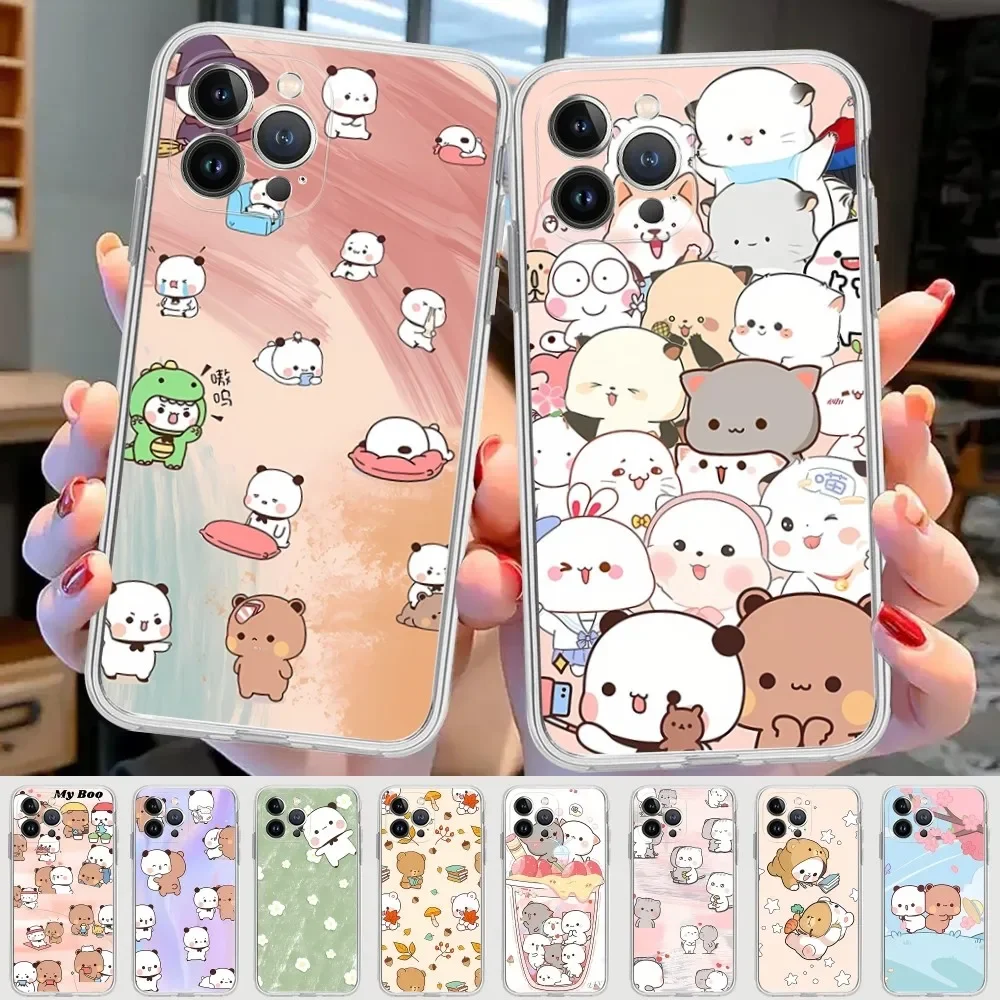 Cute B-BUBU-DUDU Phone Case For IPhone 15 8 7 6 6S Plus X SE 2020 XR XS 14 11 12 13 Mini Pro Max Mobile Case